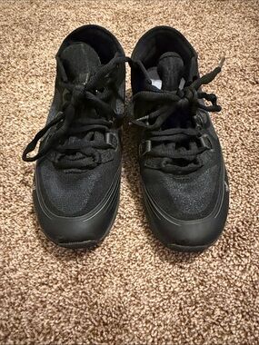 Varsity Cheer Black Athletic Sneakers for Women